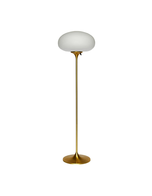 Stemlite Floor Lamp in Brushed Brass