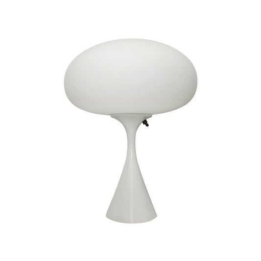 Flared Stemlite Table Lamp in Gloss White