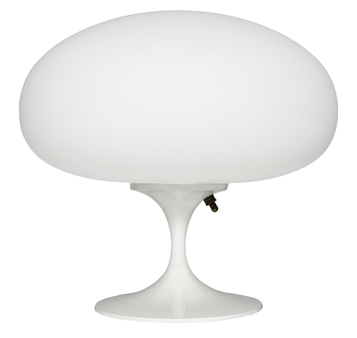 Short Stemlite Table Lamp in White Gloss