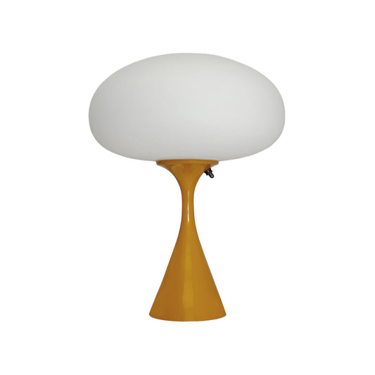 Flared Stemlite Table Lamp in Butterscotch Yellow