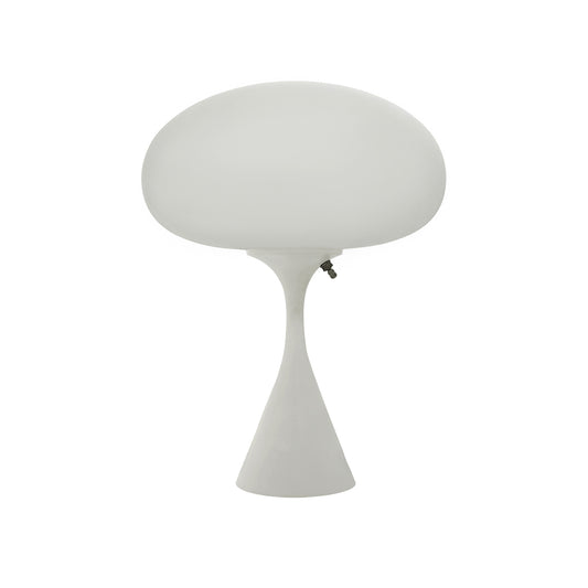 Flared Stemlite Table Lamp in Satin White