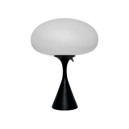 Flared Stemlite Table Lamp in Satin Black