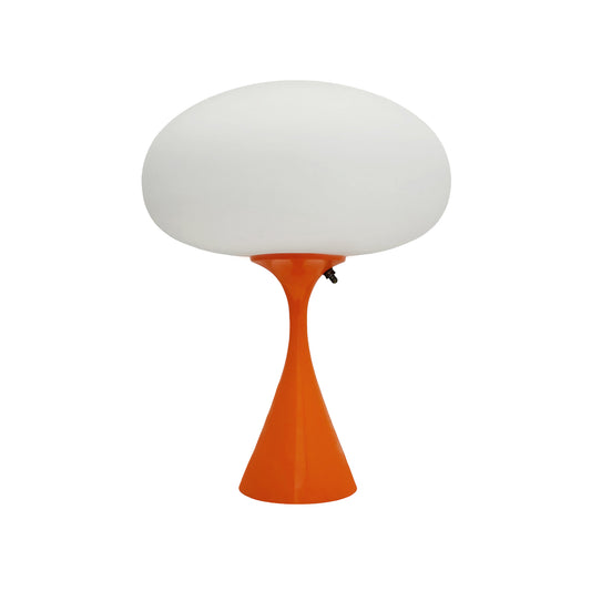 Flared Stemlite Table Lamp in Sunset Orange