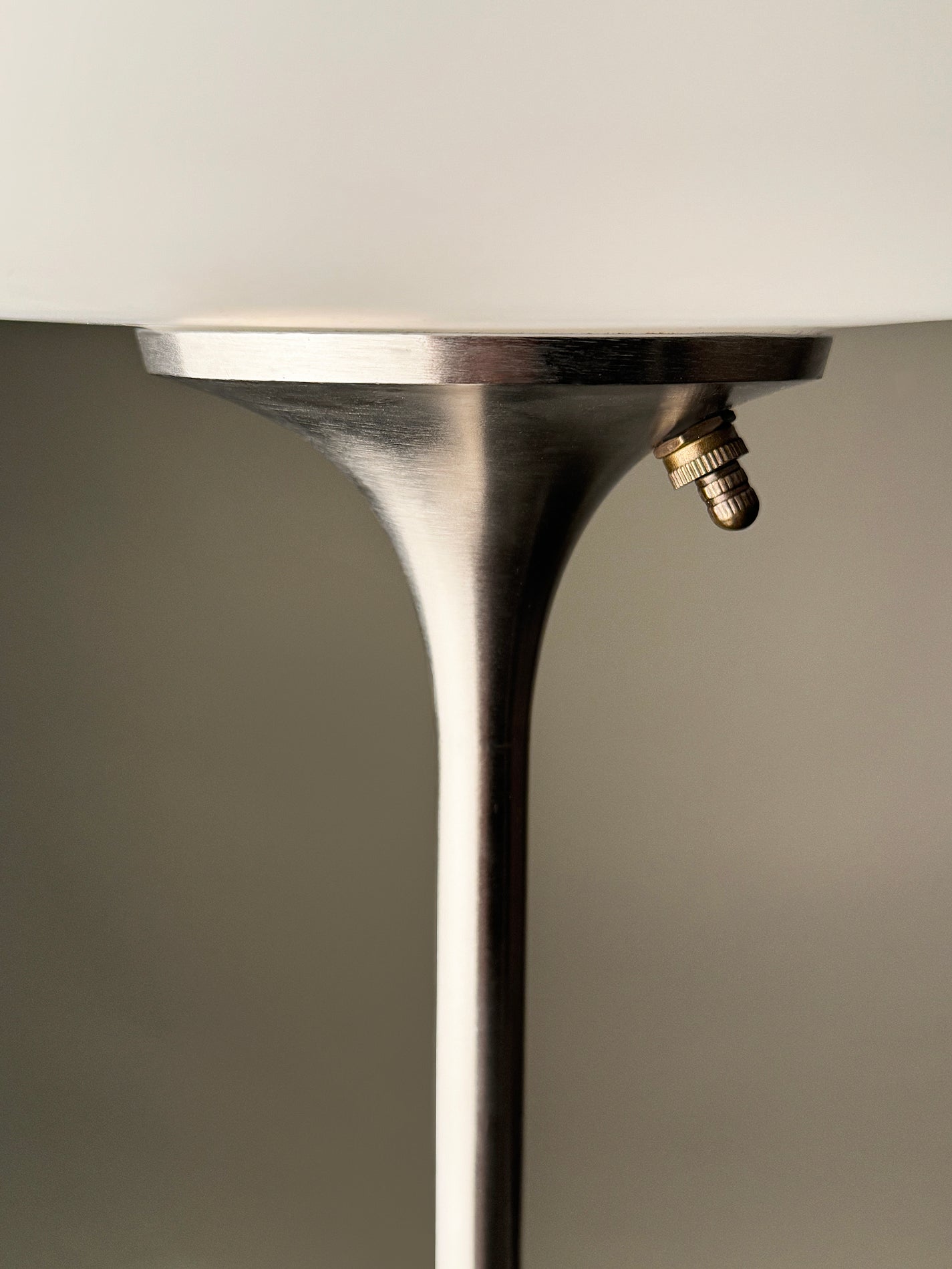 Stemlite Floor Lamp in Bushed Nickel