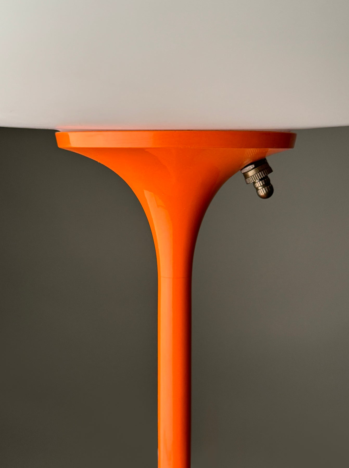 Tall Stemlite Table Lamp in Sunset Orange