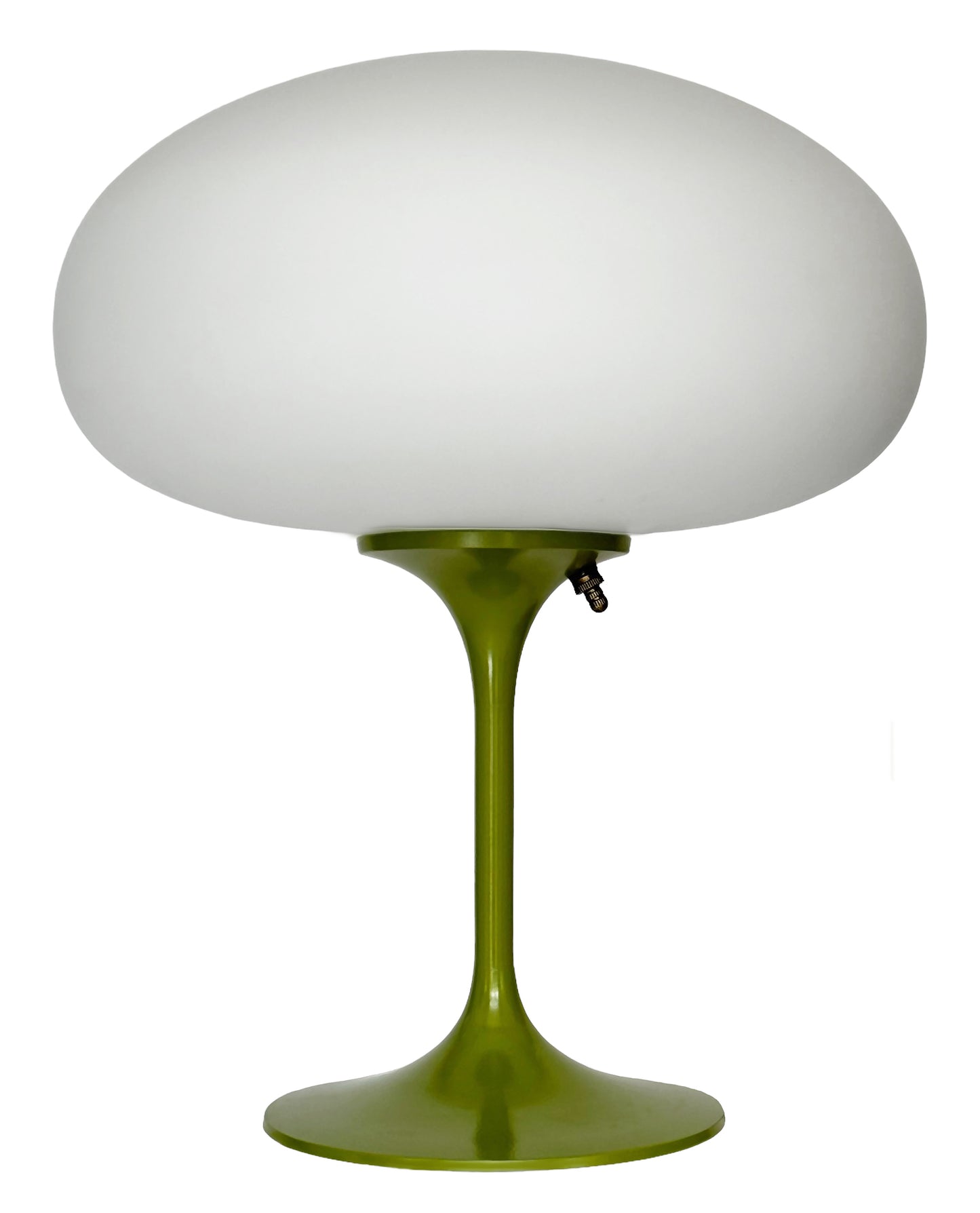 Tall Stemlite Table Lamp in Avocado green