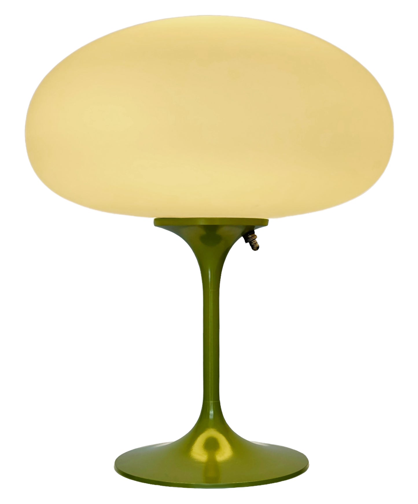 Tall Stemlite Table Lamp in Avocado green