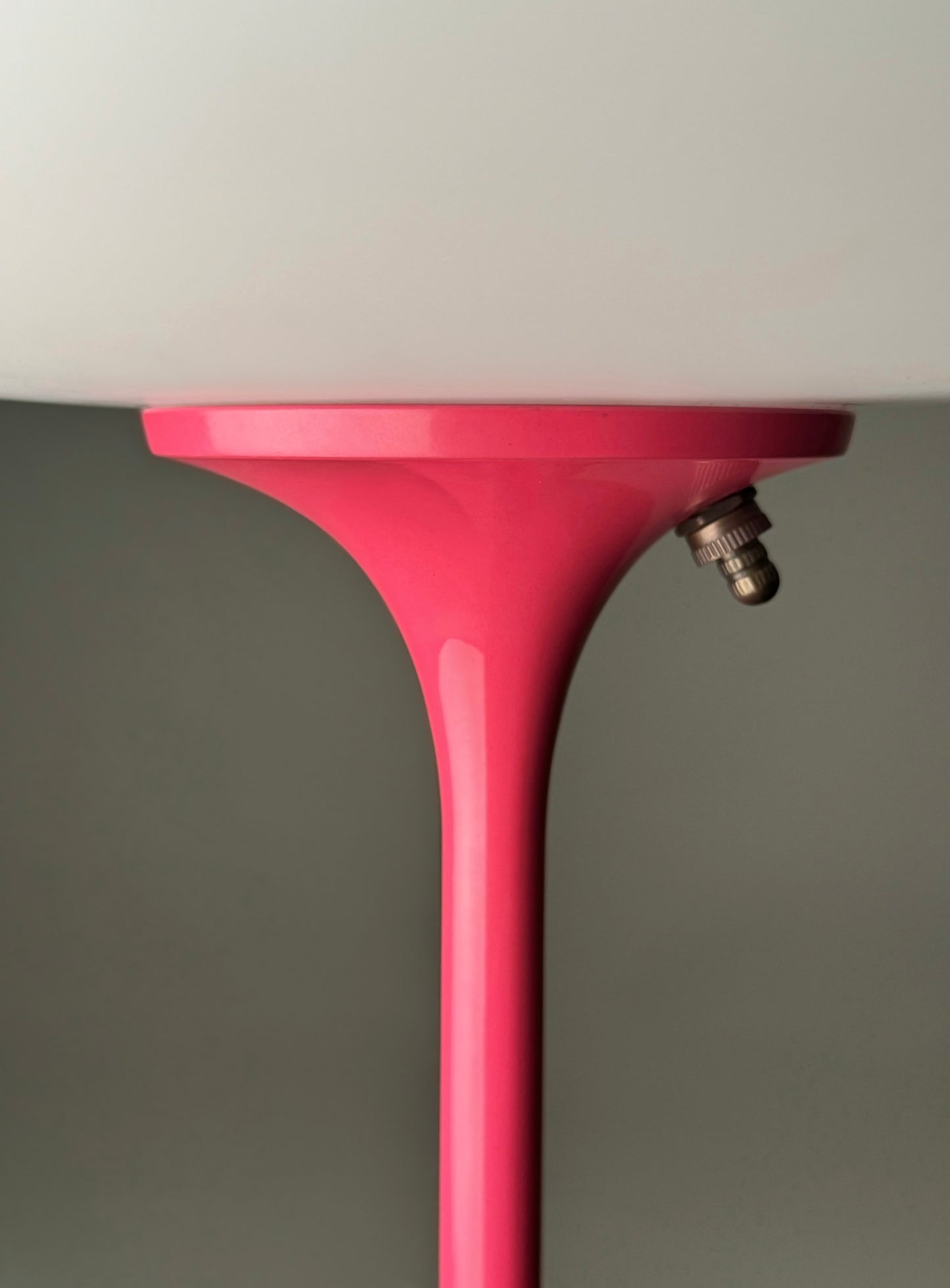 Tall Stemlite Table Lamp in Hot Pink