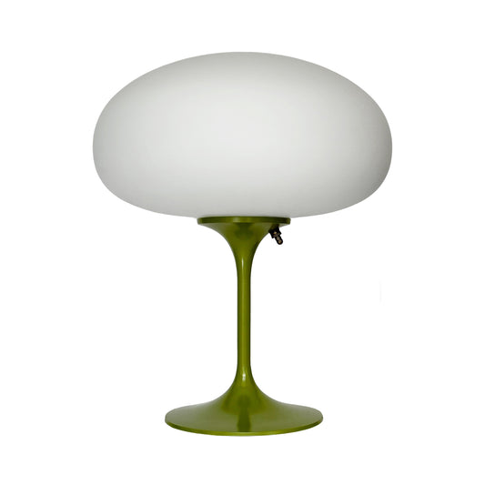 Tall Stemlite Table Lamp in Avocado green