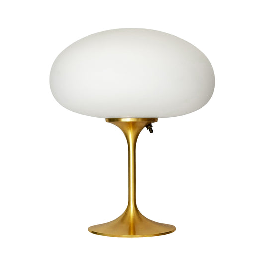 Tall Stemlite Table Lamp in Brushed Brass