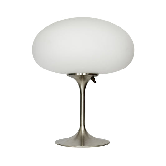 Tall Stemlite Table Lamp in Brushed Chrome