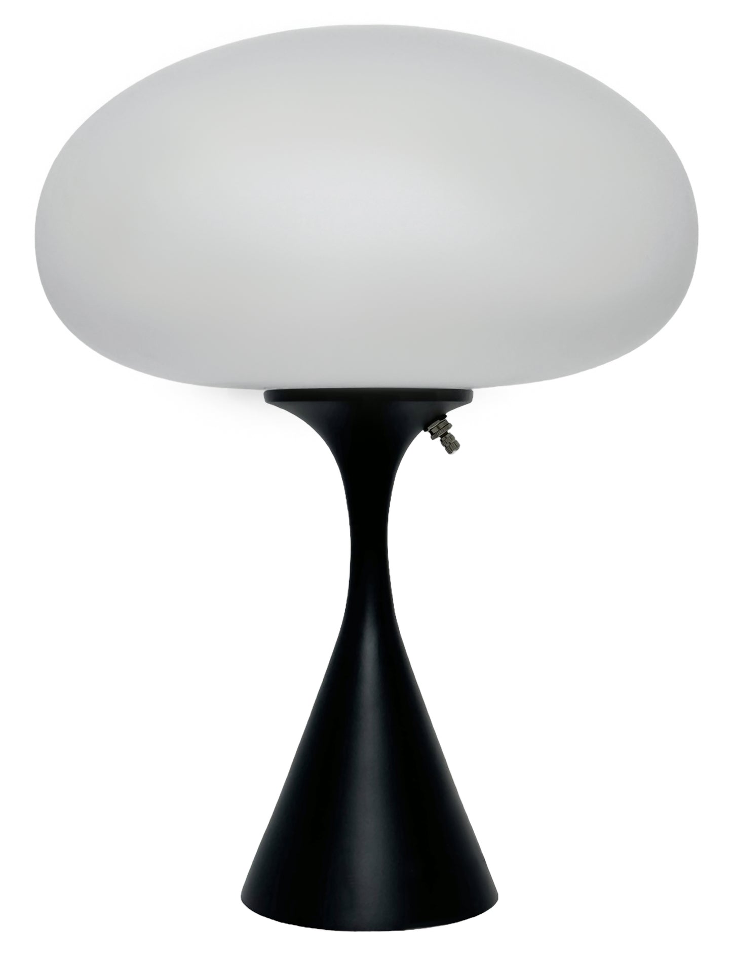 Flared Stemlite Table Lamp in Satin Black