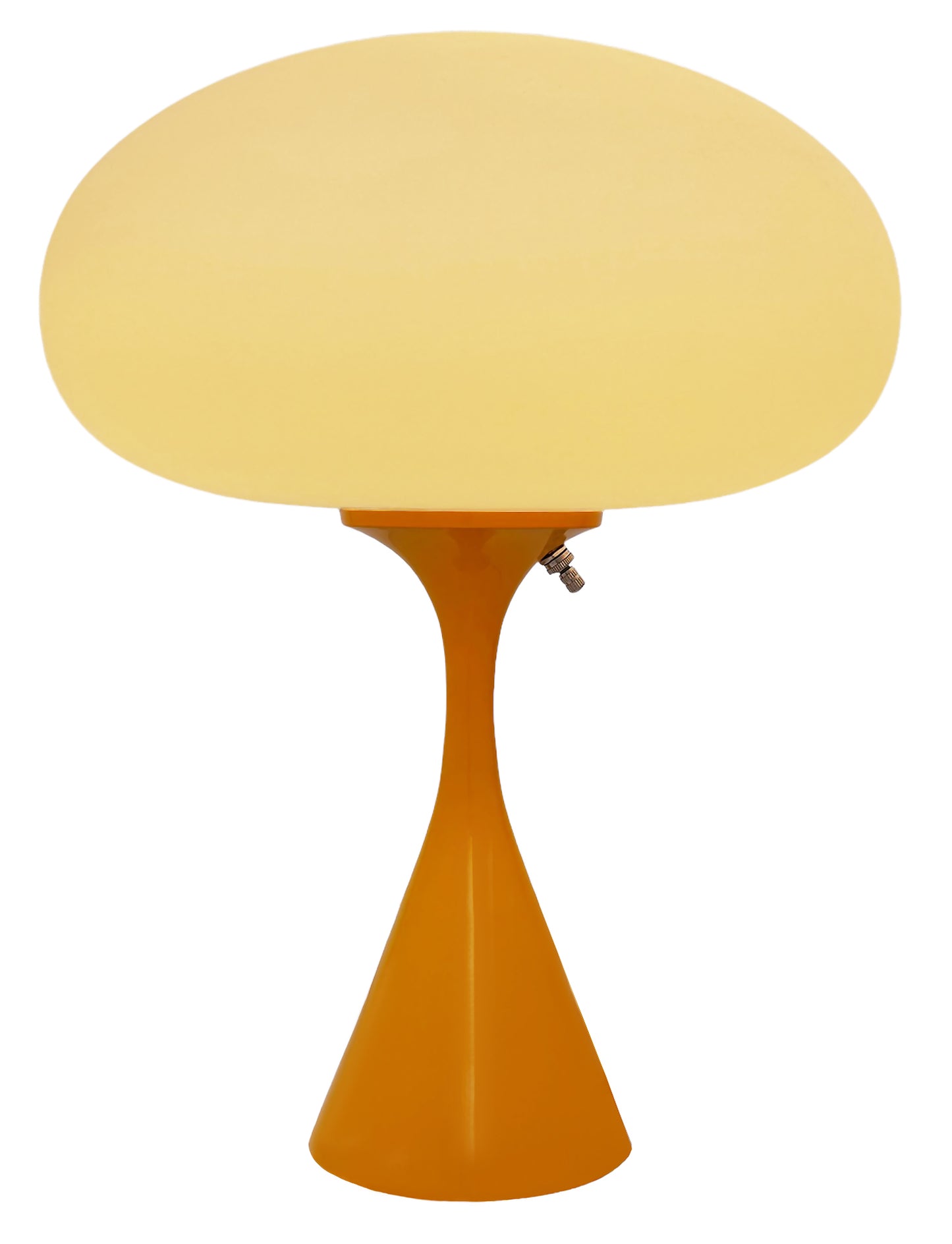 Flared Stemlite Table Lamp in Mango orange