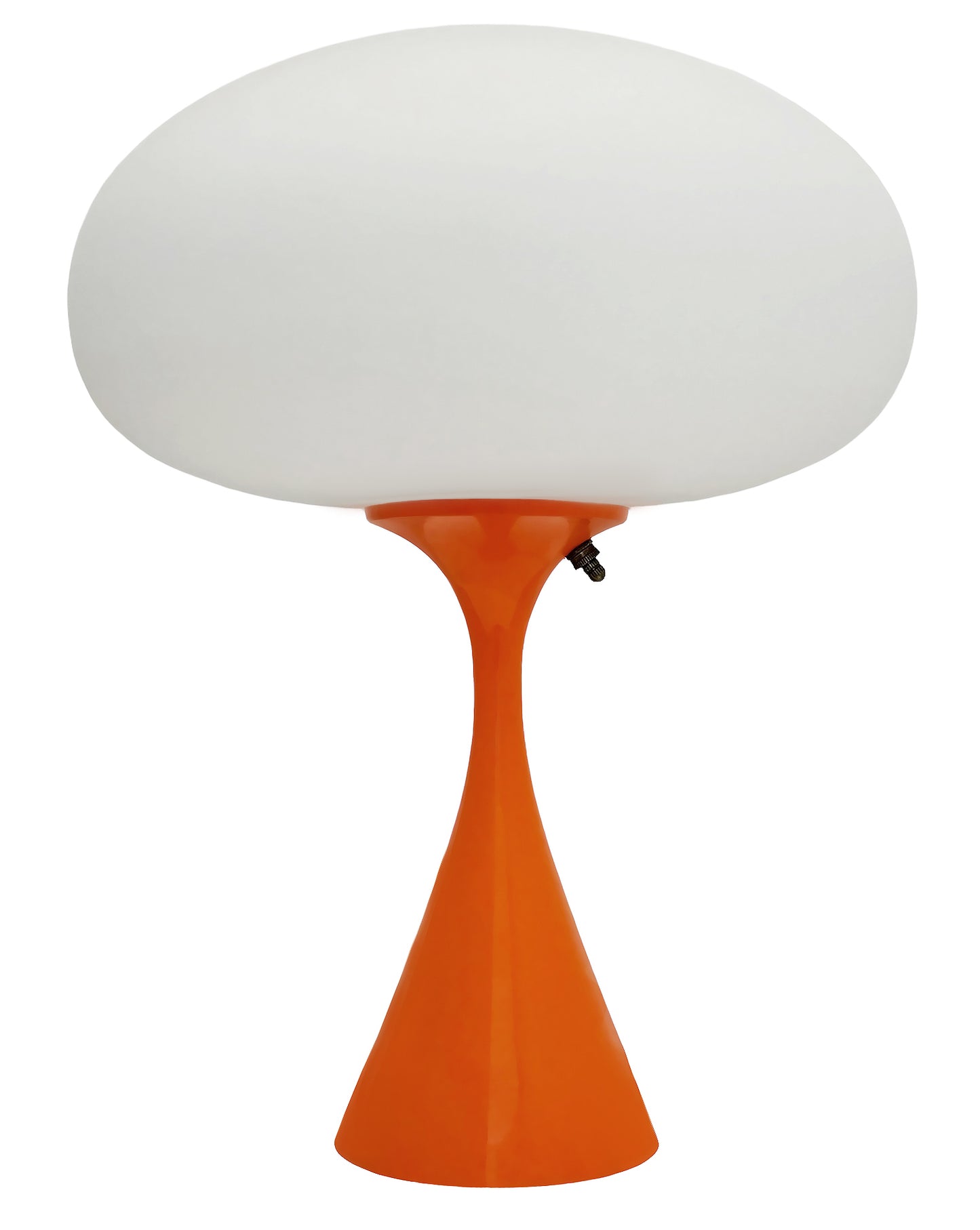 Flared Stemlite Table Lamp in Sunset Orange