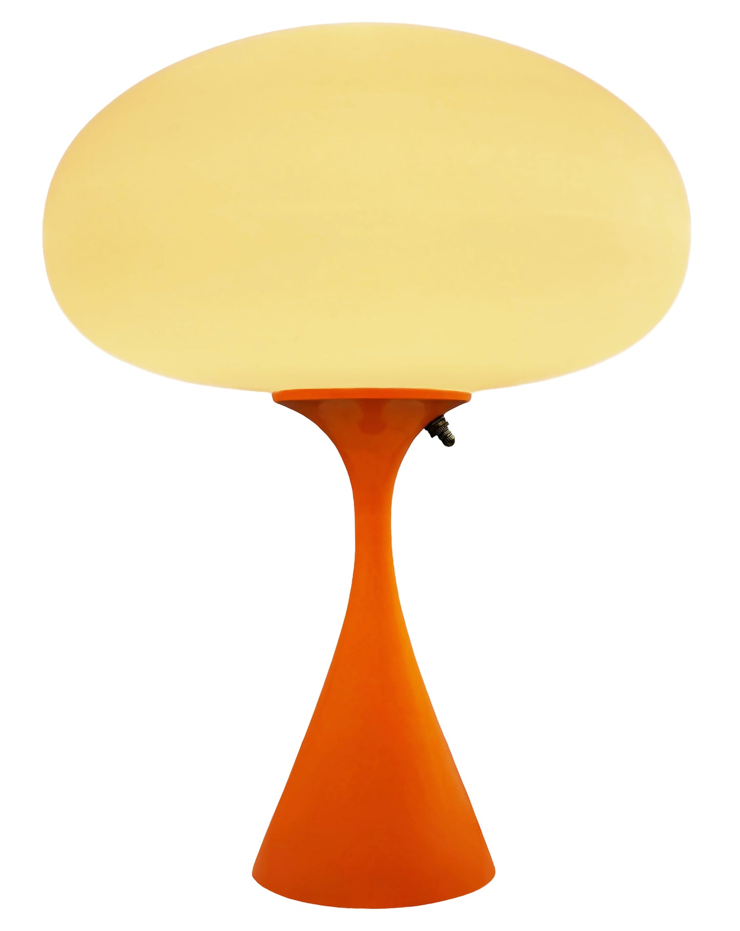 Flared Stemlite Table Lamp in Sunset Orange