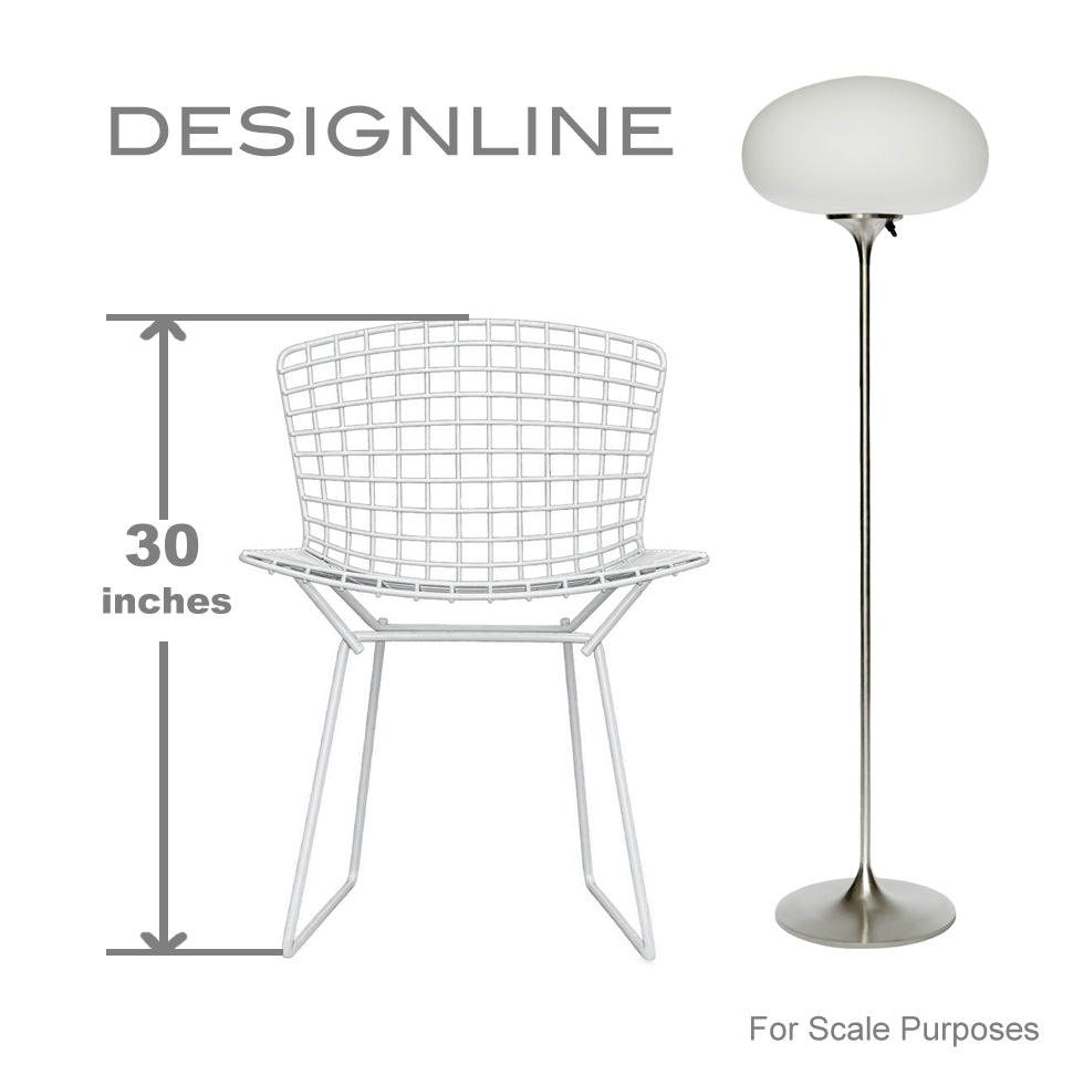 Stemlite Floor Lamp in Bushed Nickel