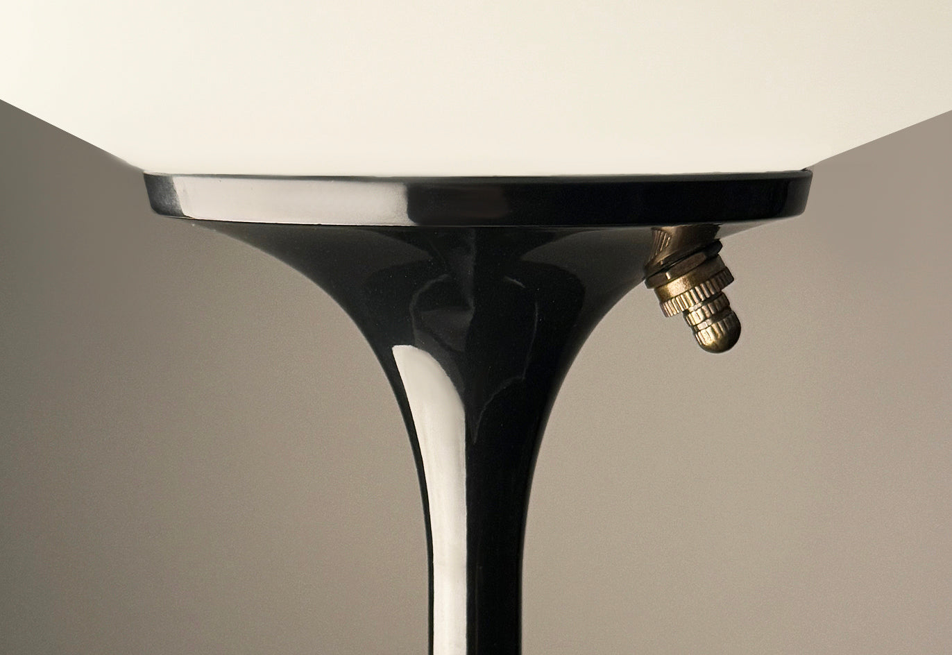 Acorn Stemlite Table Lamp in Black Gloss