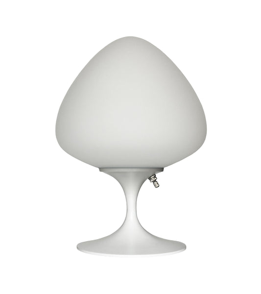 Acorn Stemlite Table Lamp in Satin White