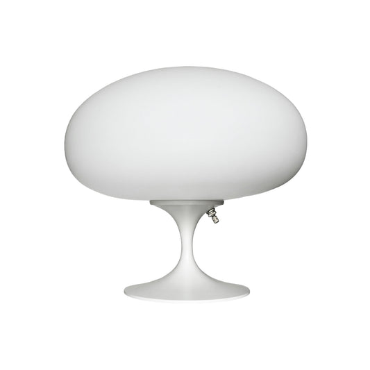 Short Stemlite Table Lamp in Satin White