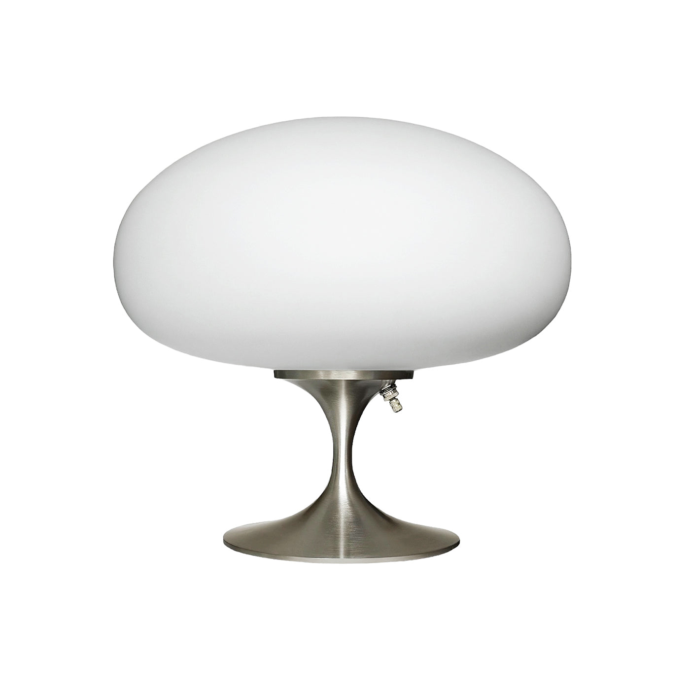 Short Stemlite Table Lamp in Brushed Nickel