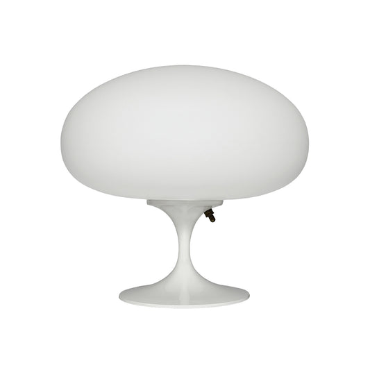 Short Stemlite Table Lamp in White Gloss